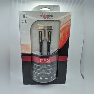 HDMI Digital Audio/Video Cable Rocketfish Gaming PS3 - NEW